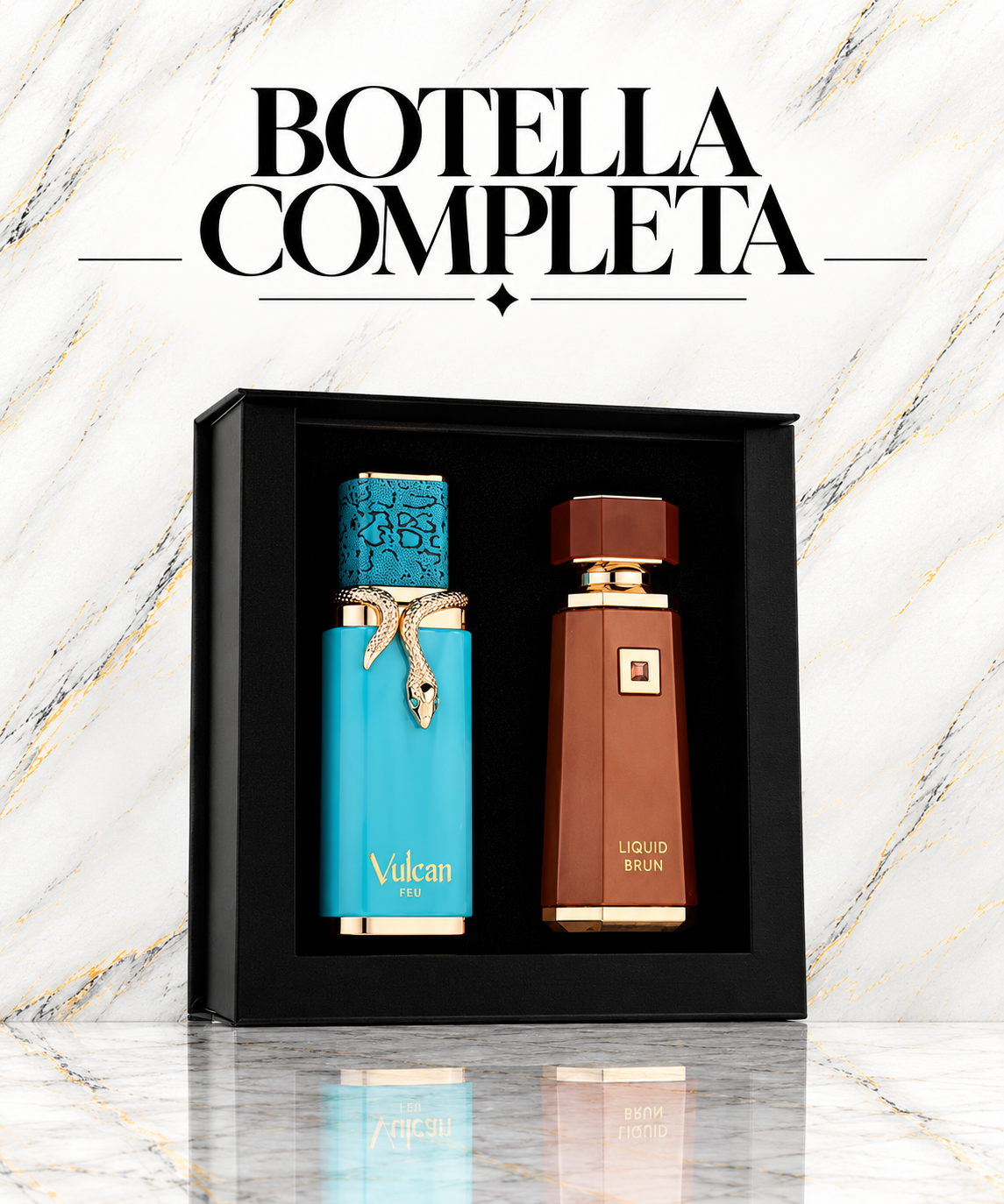 Gift Set Vulcan Feu 100 ML + Liquid Brun 100 ML