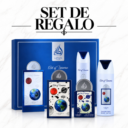 SET REGALO ART OF UNIVERSE LATTAFA