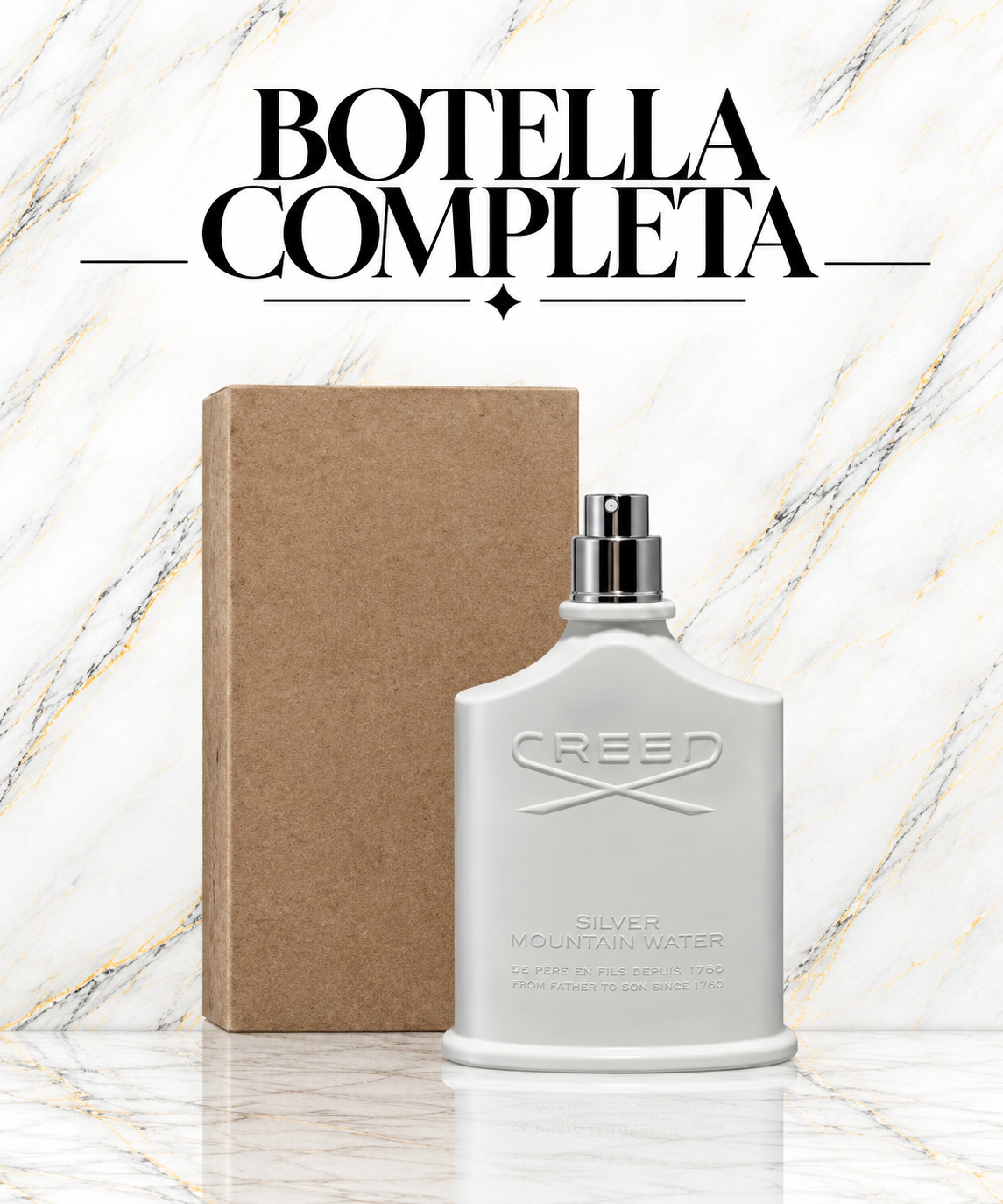 TESTER SILVER MOUNTAIN CREED 100ML (CON TAPA POR ENCARGO)